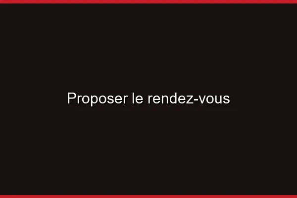 Proposer le rendez-vous